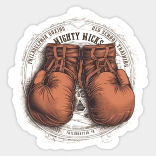 Mighty Mick's Boxing Gym - Vintage Design Sticker